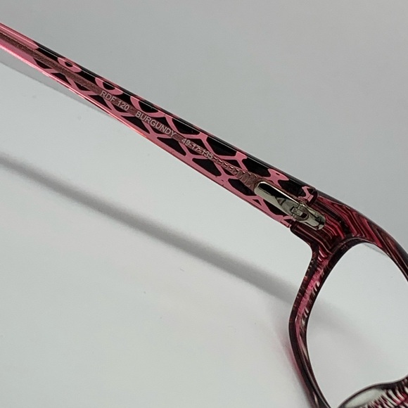 Lawrence Eyewear RDF120 Red Oval Sunglasses Frames - Picture 7 of 7